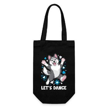 Un Husky Dansant Let’s Dance Pour Danseur Danseur - Sac à bouteille - noir - Devant