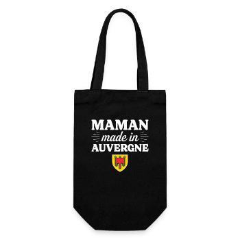 Maman Made In Auvergne - Femme Maman Auvergnate - Sac à bouteille - noir - Devant