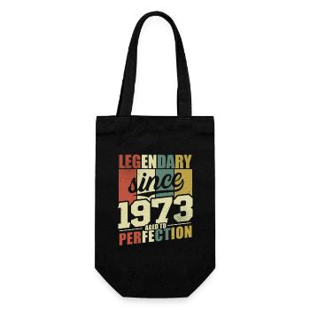 Légendaire depuis 1973 Vintage Vintage Anniversaire - Sac à bouteille - noir - Devant