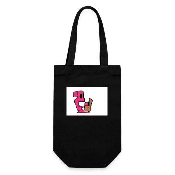 Food Monsters - Gift Bag for Bottles - black - Front