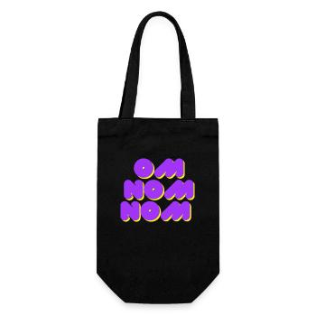 Om Nom Nom - Sac à bouteille - noir - Devant