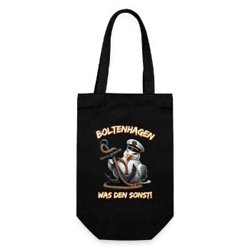 Boltenhagen, quoi d’autre ! - Sac à bouteille - noir - Devant