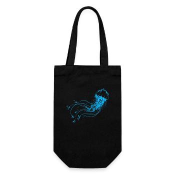 SB001 Medusa Wandaufkleber - Geschenkbeutel für Flaschen - Schwarz - Vorne