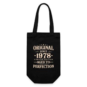Original 1978 Vintage Vintage cadeau d’anniversaire - Sac à bouteille - noir - Devant