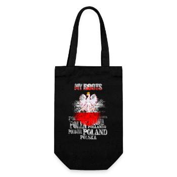 Polska Polen My Roots - Geschenkbeutel für Flaschen - Schwarz - Vorne