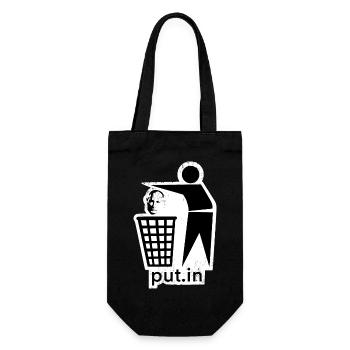 PAIX UKRAINE - put.in - STOP À LA GUERRE ! - Sac à bouteille - noir - Devant