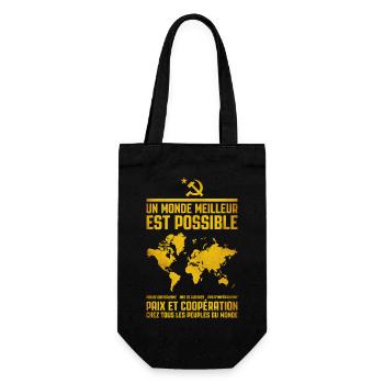 Un monde meilleur 2 - Sac à bouteille - noir - Devant