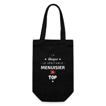 Le véritable Menusier au top - Sac à bouteille - noir - Devant
