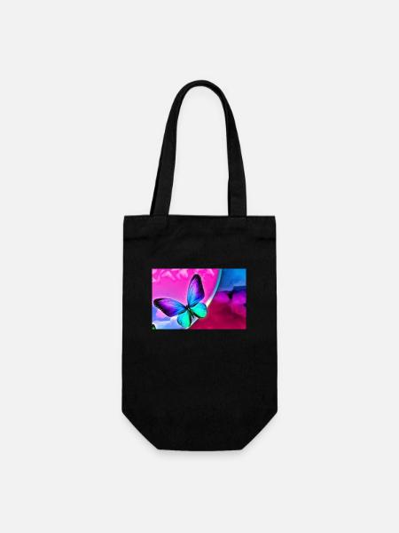 papillon - Sac à bouteille - noir