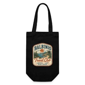 Panneau vintage du Balbinio Travel Club - Sac à bouteille - noir - Devant