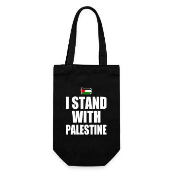 I Stand with palestine - Sac à bouteille - noir - Devant