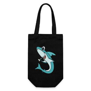 Plus qu’une bouchée au goût - Sac à bouteille - noir - Devant