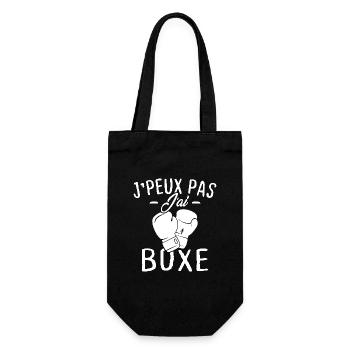J'peux pas j'ai boxe - Sac à bouteille - noir - Devant