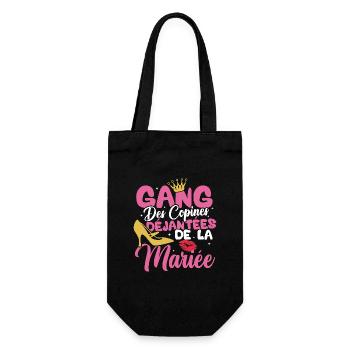 Gang des copines déjantées de la mariée - Sac à bouteille - noir - Devant