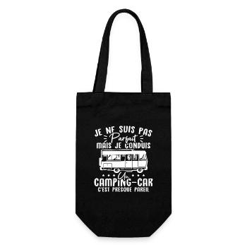 Pas parfait mais je conduis un camping car - Sac à bouteille - noir - Devant