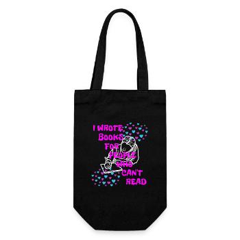 The women writes - Gift Bag for Bottles - black - Front