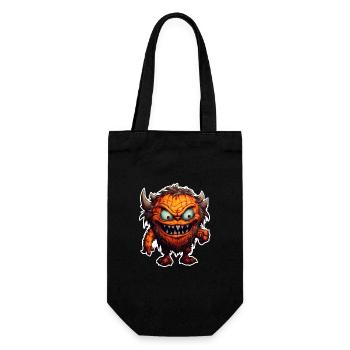 Halloween Monster 2 - Gift Bag for Bottles - black - Front