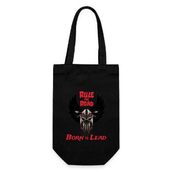 Freedom Trail : Âme de motard, cadeau - Sac à bouteille - noir - Devant