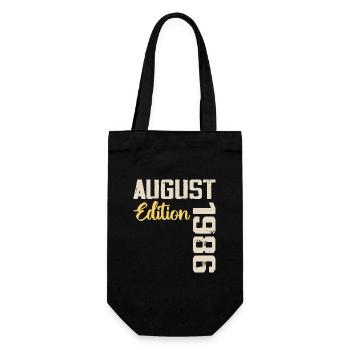 Jubiläum August 1986 - Limitierte Auflage August 1986 - Geschenkbeutel für Flaschen - Schwarz - Vorne