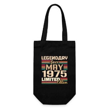 May 1975 May - Jubilee May 1975 - Gift Bag for Bottles - black - Front