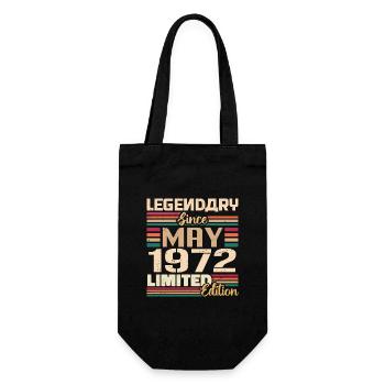 May 1972 May - Jubilee May 1972 - Gift Bag for Bottles - black - Front