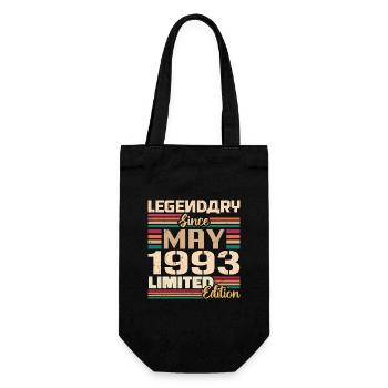 May 1993 May - Jubilee May 1993 - Gift Bag for Bottles - black - Front