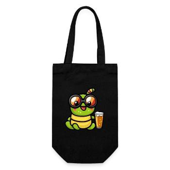 Wurm Après-Ski Bière Bande Dessinée - Sac à bouteille - noir - Devant