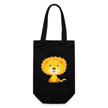 Vêtements et accessoires enfants lion - Sac à bouteille - noir - Devant