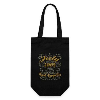 July 2009 Birthday July 2009 Gift 2009 - Gift Bag for Bottles - black - Front