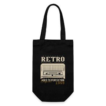 Rétro 1998 Cadeau Anniversaire 1998 Millésime 1998 - Sac à bouteille - noir - Devant