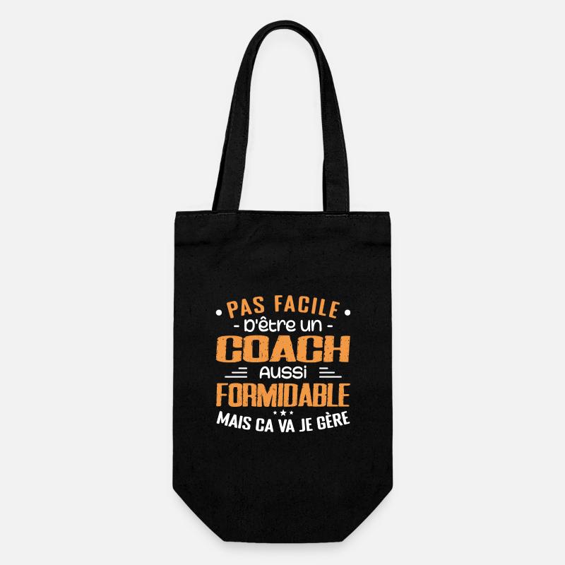 COACH Sports Coach Geschenk Coach Formidable - Geschenkbeutel für Flaschen - Schwarz