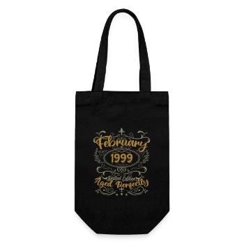 Idée cadeau février 1999 anniversaire février 1999 - Sac à bouteille - noir - Devant