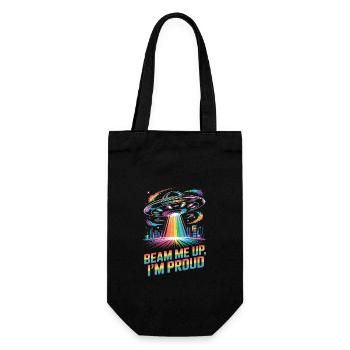 Cooles Pride Month Design - Geschenkbeutel für Flaschen - Schwarz - Vorne
