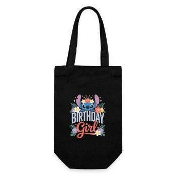Birthday Girl Axolotl - Gift Bag for Bottles - black - Front