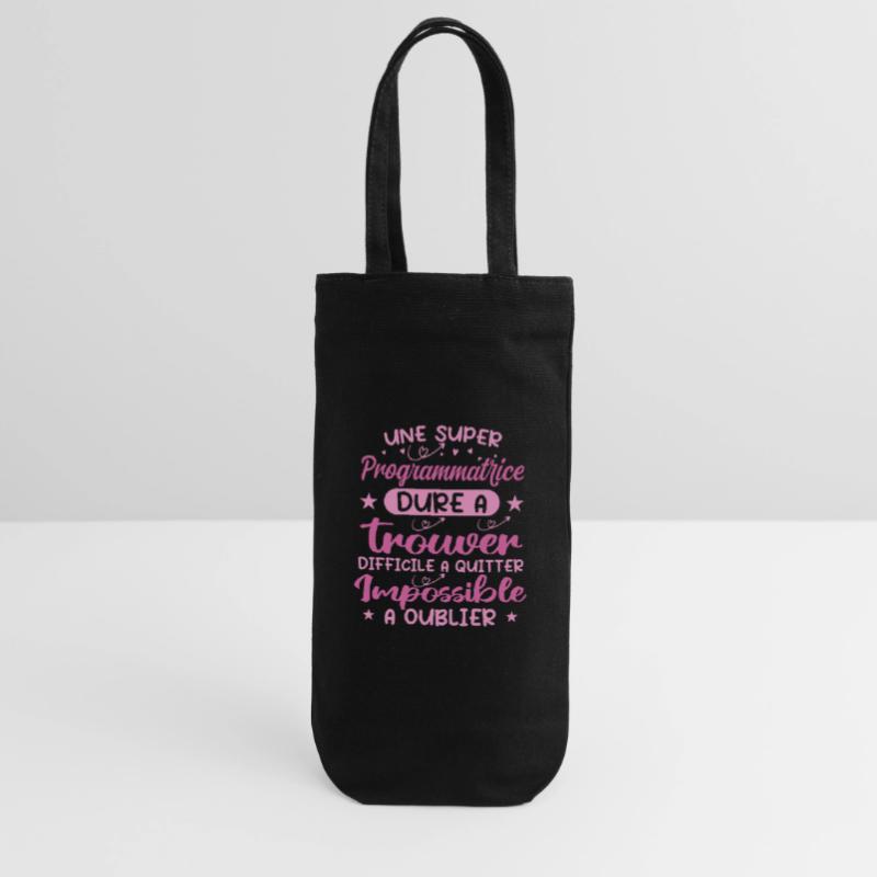 A Super Programmer - Programmer Gift Gift Bag for Bottles