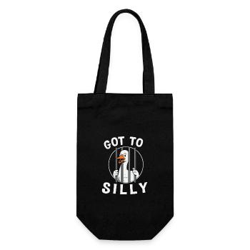 got to silly - Gift Bag for Bottles - black - Front