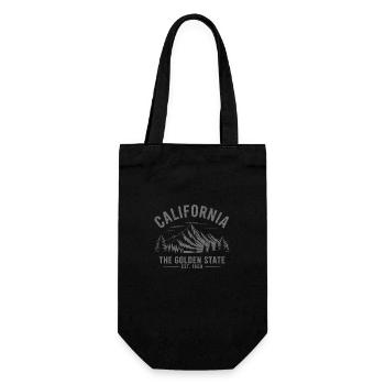 Vinatage California - Geschenkbeutel für Flaschen - Schwarz - Vorne