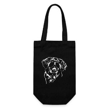 Nouvelle-Écosse bichon frisé frais - Sac à bouteille - noir - Devant