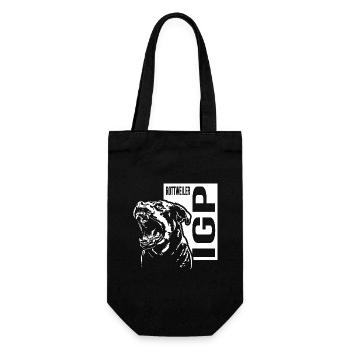 IGP Rottweiler Dog Sport Dog Dogs Wilsigns - Gift Bag for Bottles - black - Front