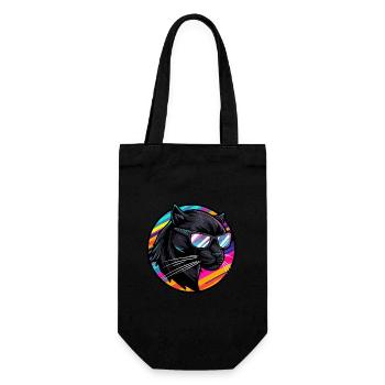 Panther Comic Cool - Gift Bag for Bottles - black - Front