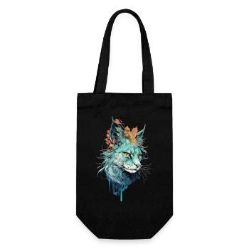 Thief Cat - Gift Bag for Bottles - black - Front