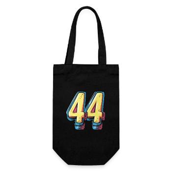 44 Number Comic - Gift Bag for Bottles - black - Front