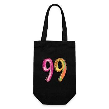 Bande dessinée à 99 chiffres - Sac à bouteille - noir - Devant