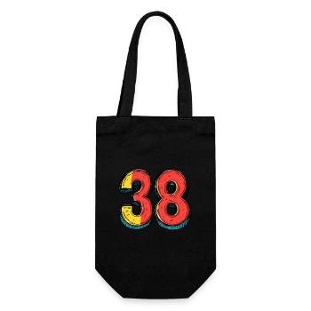 Bande dessinée à 38 chiffres - Sac à bouteille - noir - Devant