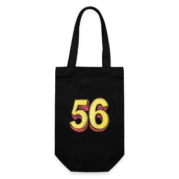 56 Number Comic - Gift Bag for Bottles - black - Front