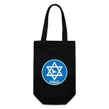Israel Dove - Gift Bag for Bottles - black - Front