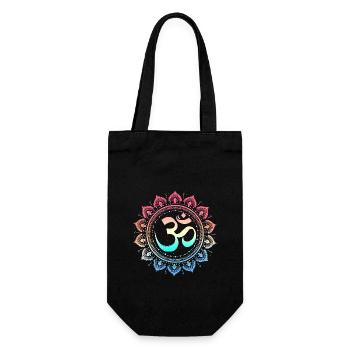 Om spirituel - Yoga et méditation - Sac à bouteille - noir - Devant