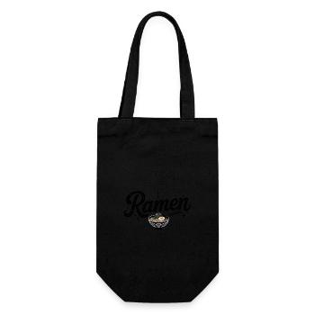 Ramen - Food Lover Design - Geschenkbeutel für Flaschen - Schwarz - Vorne