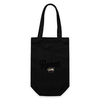 Ramen - Food Lover Design - Geschenkbeutel für Flaschen - Schwarz - Vorne