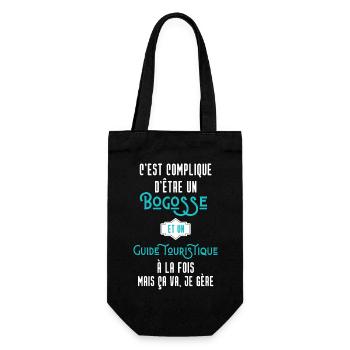 C'est compliqué d'être Bogosse Guide touristique - Sac à bouteille - noir - Devant